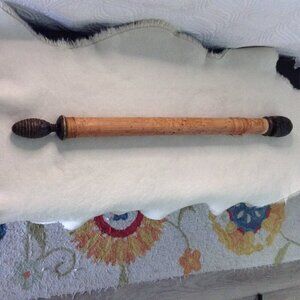 VTG W. African/Brazilian Percussion Instrument, Shaker/Rattle, Carved, Tradition